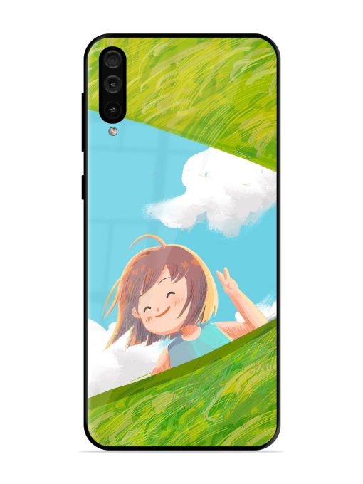 I'M On My Way Glossy Soft Edge Case for Samsung Galaxy A50 Chachhi