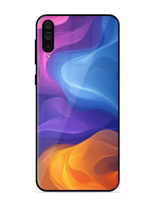 Cosmic Currents Glossy Soft Edge Case for Samsung Galaxy A50 Chachhi