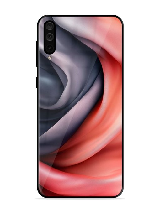 Swirling Silk Glossy Soft Edge Case for Samsung Galaxy A50 Chachhi