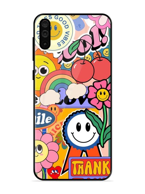 Good Times Good Vibes Glossy Soft Edge Case for Samsung Galaxy A50 Chachhi