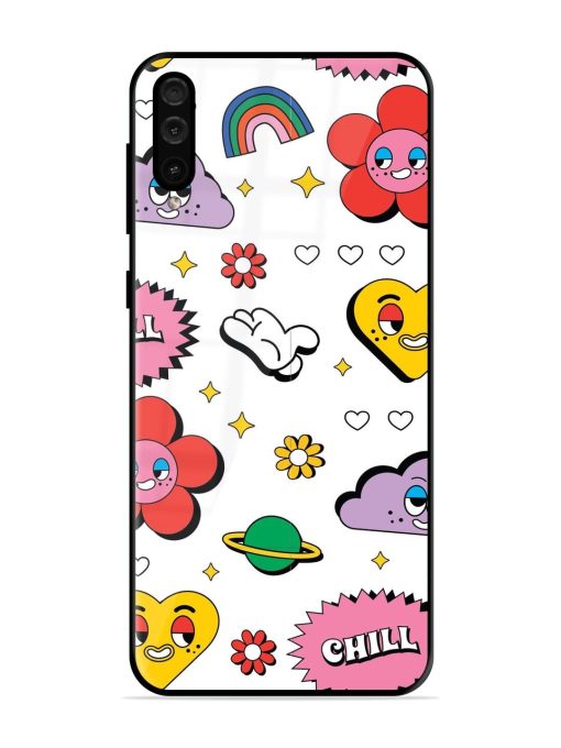 Whimsical Wonderland Glossy Soft Edge Case for Samsung Galaxy A50 Chachhi