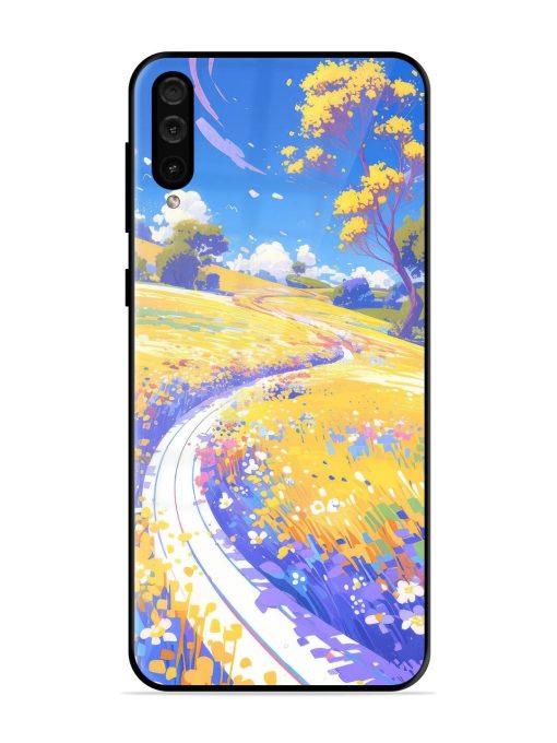 Vibrant Spring Meadow Glossy Soft Edge Case for Samsung Galaxy A50 Chachhi