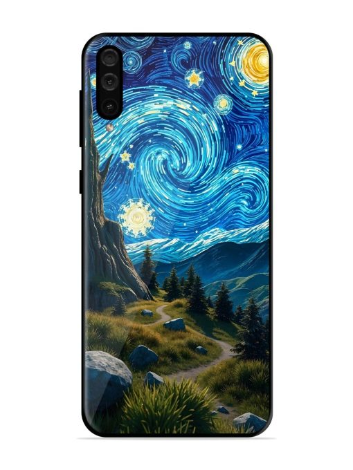 Starry Night In The Shire Glossy Soft Edge Case for Samsung Galaxy A50 Chachhi