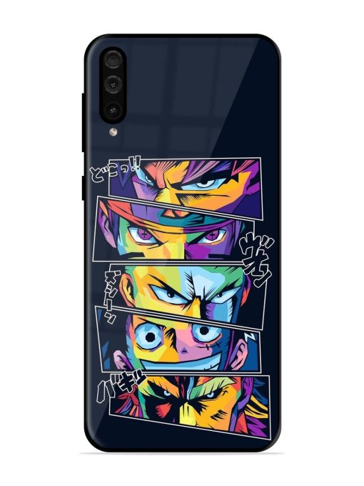 One Piece Powerhouse Glossy Soft Edge Case for Samsung Galaxy A50 Chachhi