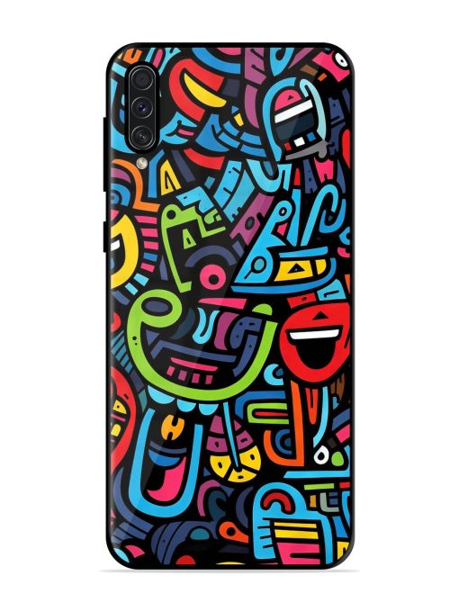 Doodlephoria Glossy Soft Edge Case for Samsung Galaxy A50S