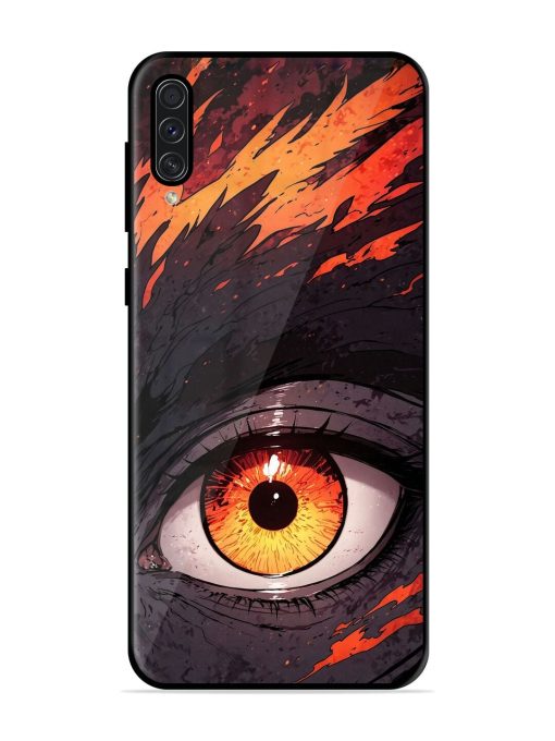 Inferno Gaze Glossy Soft Edge Case for Samsung Galaxy A50S Chachhi