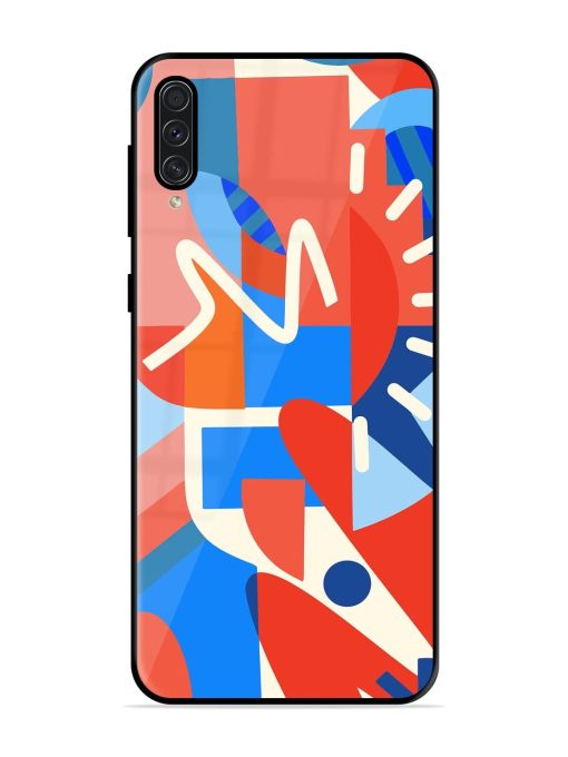 Abstract Harmony Glossy Soft Edge Case for Samsung Galaxy A50S Chachhi