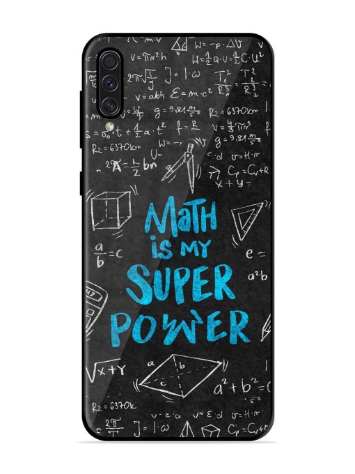 Math Magic Glossy Soft Edge Case for Samsung Galaxy A50S Chachhi