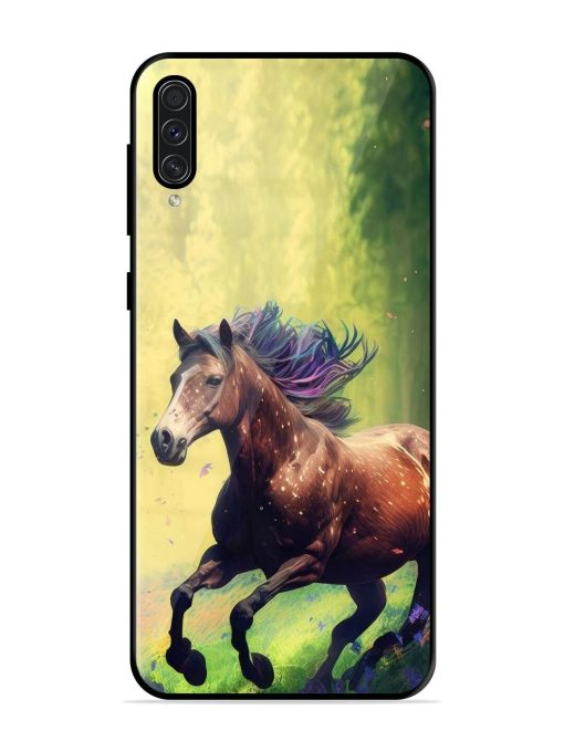 Enchanted Gallop Glossy Soft Edge Case for Samsung Galaxy A50S Chachhi