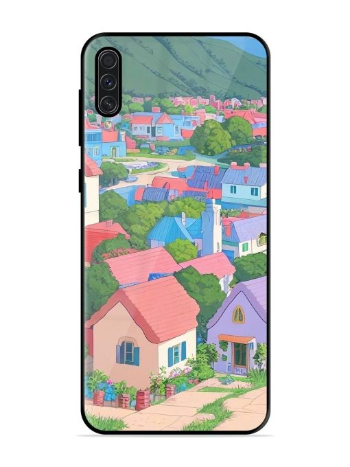 Pastel Paradise Glossy Soft Edge Case for Samsung Galaxy A50S Chachhi