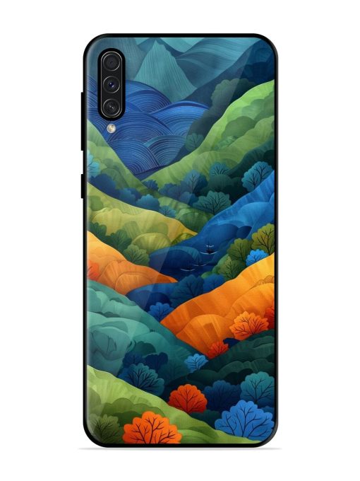 Serene Summits Glossy Soft Edge Case for Samsung Galaxy A50S Chachhi