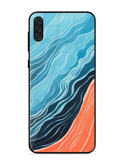 Oceanic Divide Glossy Soft Edge Case for Samsung Galaxy A50S Chachhi