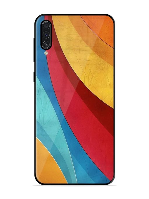 Curving Canvas Glossy Soft Edge Case for Samsung Galaxy A50S Chachhi