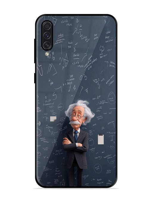 Albert Einstein Glossy Soft Edge Case for Samsung Galaxy A50S