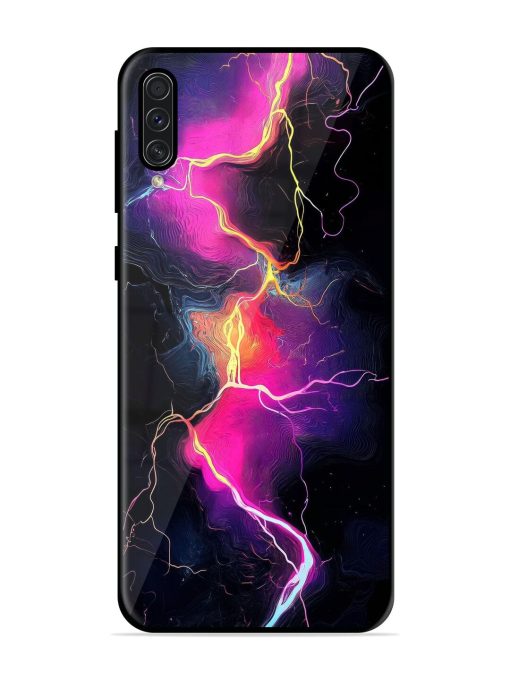 Electric Dreams Glossy Soft Edge Case for Samsung Galaxy A50S Chachhi