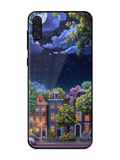 Moonlit Streets Glossy Soft Edge Case for Samsung Galaxy A50S Chachhi