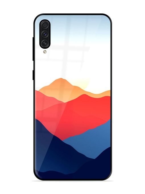 Sunset Peaks Glossy Soft Edge Case for Samsung Galaxy A50S Chachhi