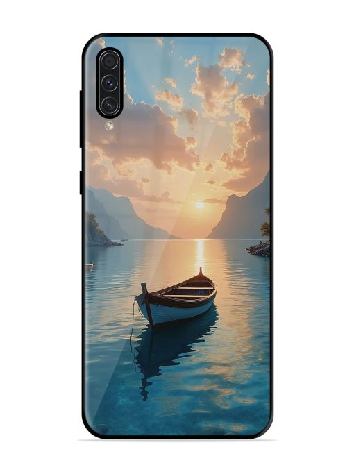 Serene Sunset Glossy Soft Edge Case for Samsung Galaxy A50S Chachhi