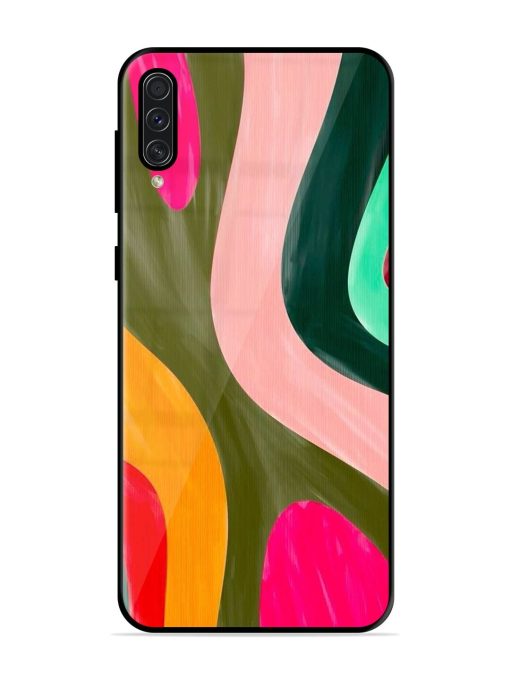 Wavy Wonder Glossy Soft Edge Case for Samsung Galaxy A50S Chachhi