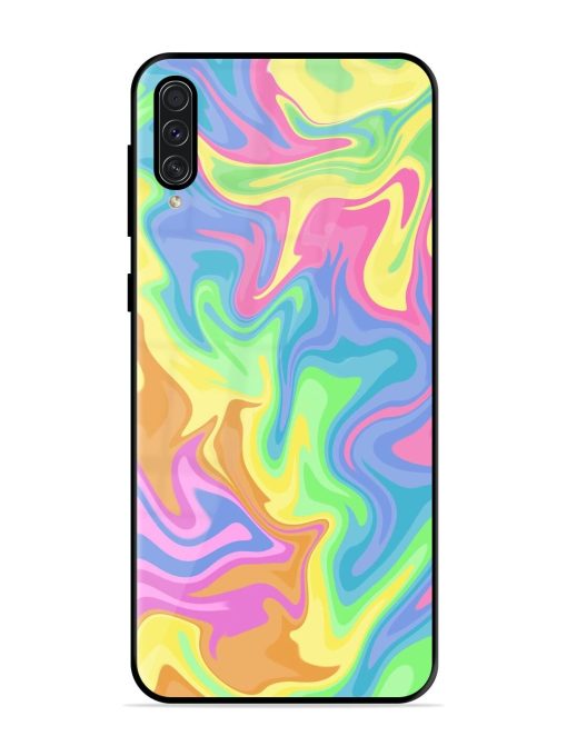 Whimsical Swirl Glossy Soft Edge Case for Samsung Galaxy A50S Chachhi