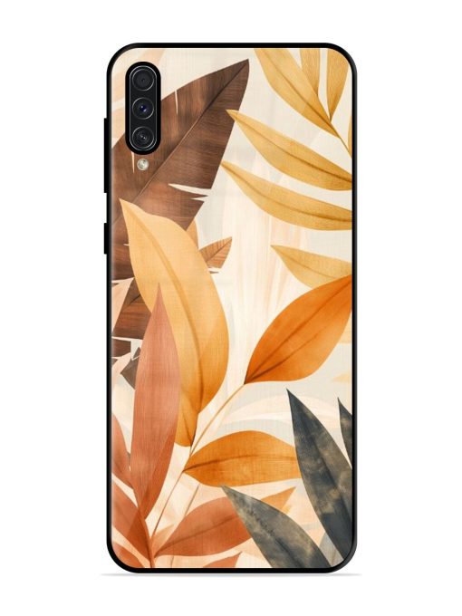 Earthy Elegance Glossy Soft Edge Case for Samsung Galaxy A50S Chachhi