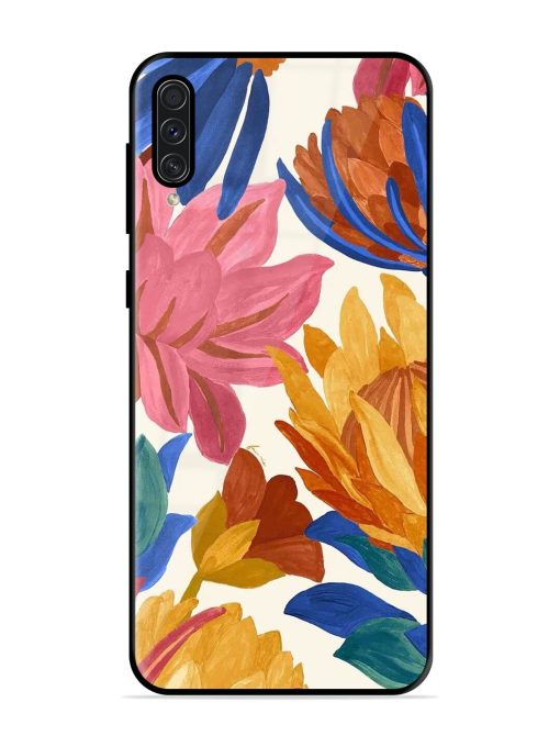 Blooming Tapestry Glossy Soft Edge Case for Samsung Galaxy A50S Chachhi