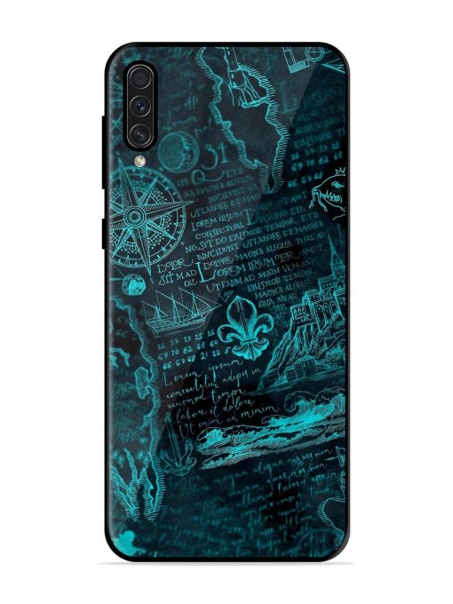 Nautical Notebook Glossy Soft Edge Case for Samsung Galaxy A50S Chachhi