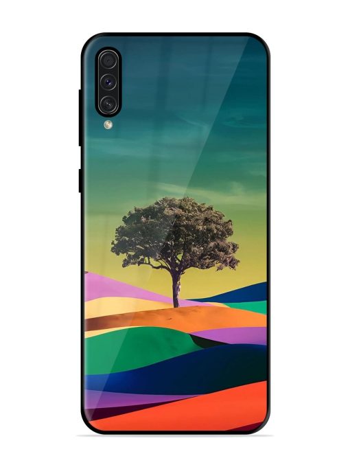 Rainbow'S Lone Sentinel Glossy Soft Edge Case for Samsung Galaxy A50S Chachhi