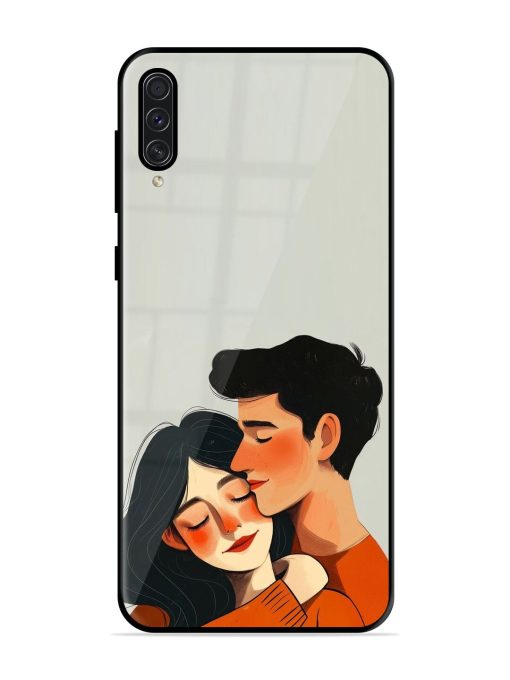 Craft Couples Glossy Soft Edge Case for Samsung Galaxy A50S Chachhi