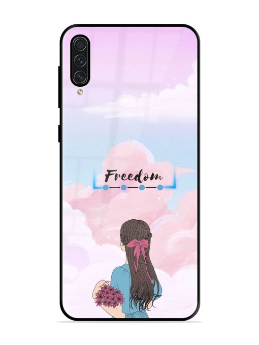 Skyward Dreams Glossy Soft Edge Case for Samsung Galaxy A50S Chachhi