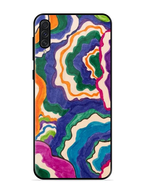 Wavy Wonder Glossy Soft Edge Case for Samsung Galaxy A50S Chachhi