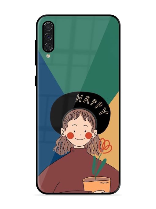 Happy Momo Glossy Soft Edge Case for Samsung Galaxy A50S Chachhi