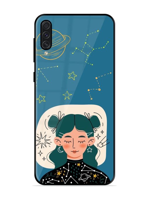 Cosmic Daydreamer Glossy Soft Edge Case for Samsung Galaxy A50S Chachhi