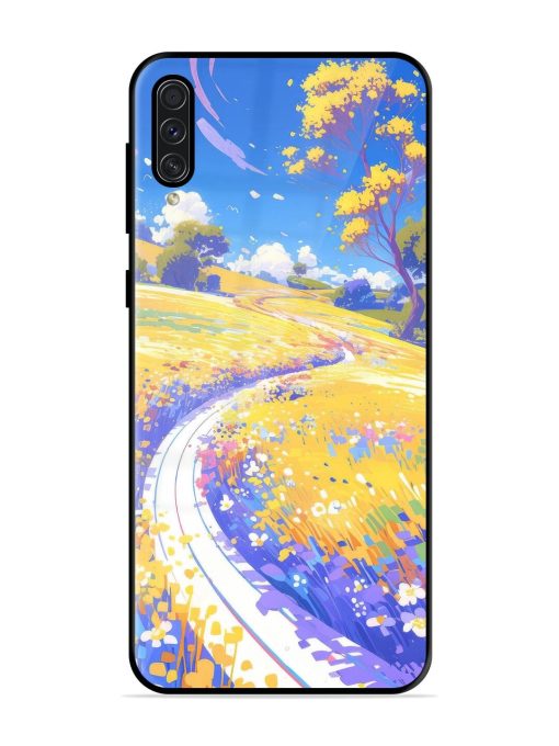 Vibrant Spring Meadow Glossy Soft Edge Case for Samsung Galaxy A50S Chachhi