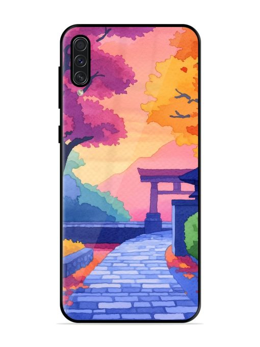 Autumnal Serenity Glossy Soft Edge Case for Samsung Galaxy A50S