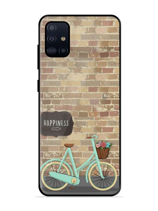 Pedaling Towards Happiness Glossy Soft Edge Case for Samsung Galaxy A51 Chachhi