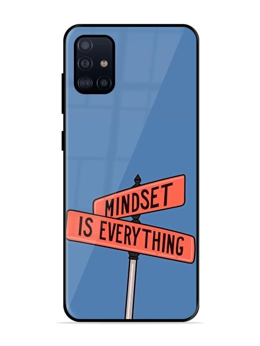 Mindset Matters Glossy Soft Edge Case for Samsung Galaxy A51 Chachhi