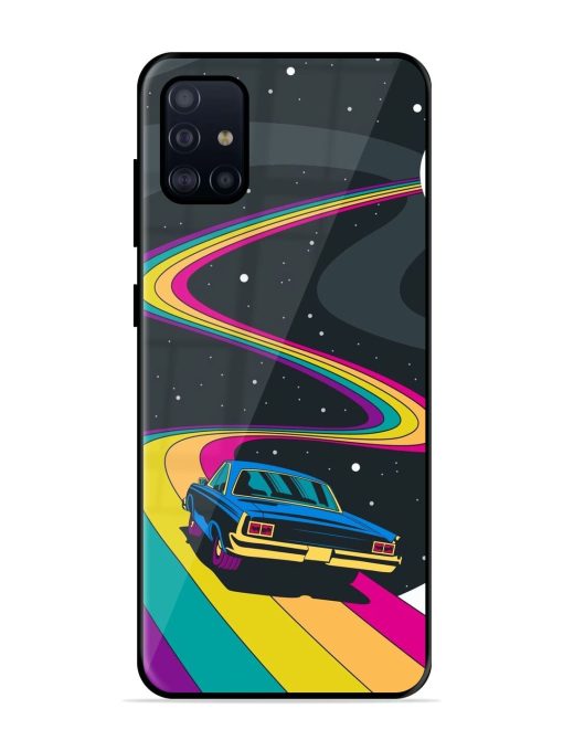 Rainbow Road Glossy Soft Edge Case for Samsung Galaxy A51 Chachhi