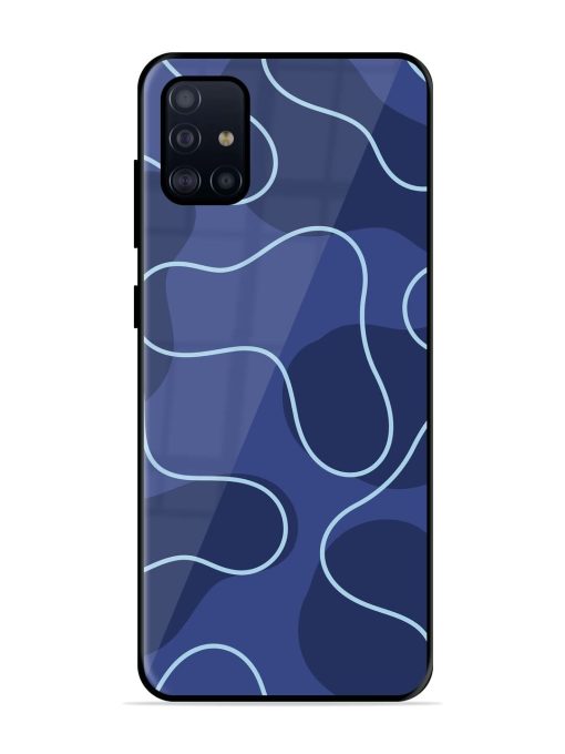 Midnight Maze Glossy Soft Edge Case for Samsung Galaxy A51 Chachhi