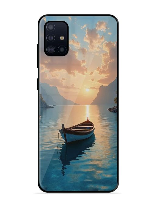 Serene Sunset Glossy Soft Edge Case for Samsung Galaxy A51 Chachhi