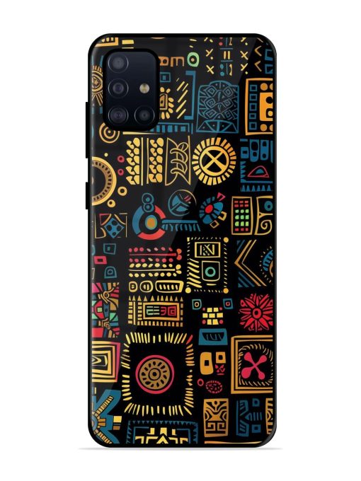 Tribal Tapestry Glossy Soft Edge Case for Samsung Galaxy A51 Chachhi