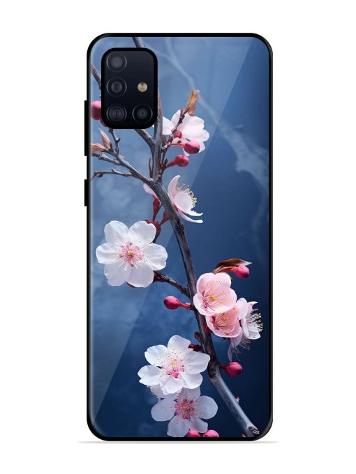 Delicate Blossoms Glossy Soft Edge Case for Samsung Galaxy A51 Chachhi