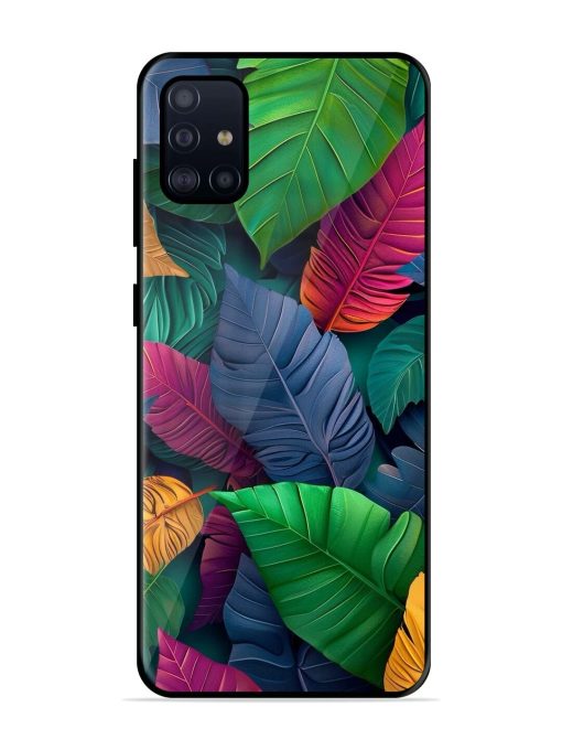 Tropical Tapestry Glossy Soft Edge Case for Samsung Galaxy A51 Chachhi