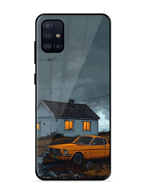 Rainy Day Retreat Glossy Soft Edge Case for Samsung Galaxy A51 Chachhi