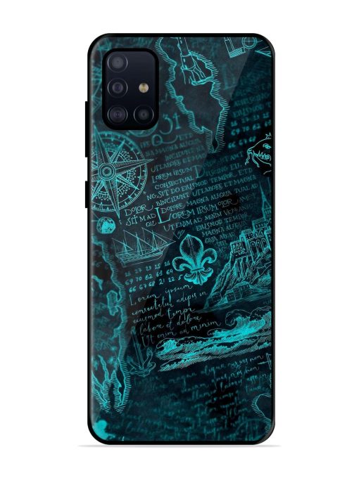 Nautical Notebook Glossy Soft Edge Case for Samsung Galaxy A51