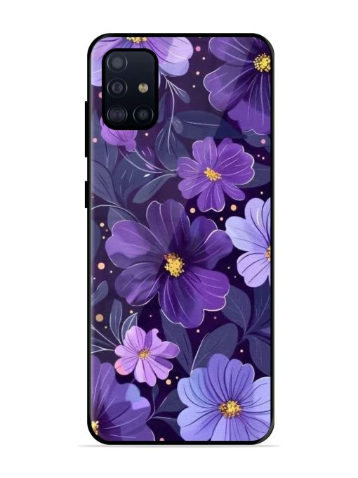 Purple Paradise Glossy Soft Edge Case for Samsung Galaxy A51 Chachhi