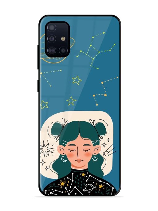 Cosmic Daydreamer Glossy Soft Edge Case for Samsung Galaxy A51 Chachhi