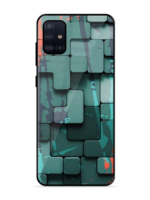 Abstract Geometric Mosaic Glossy Soft Edge Case for Samsung Galaxy A51 Chachhi