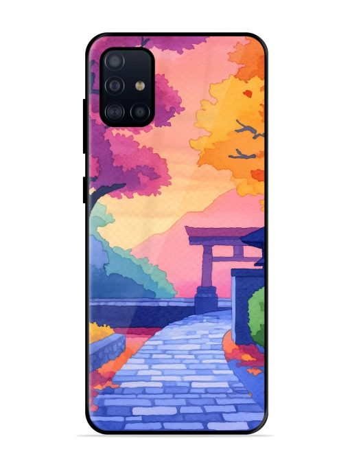 Autumnal Serenity Glossy Soft Edge Case for Samsung Galaxy A51 Chachhi