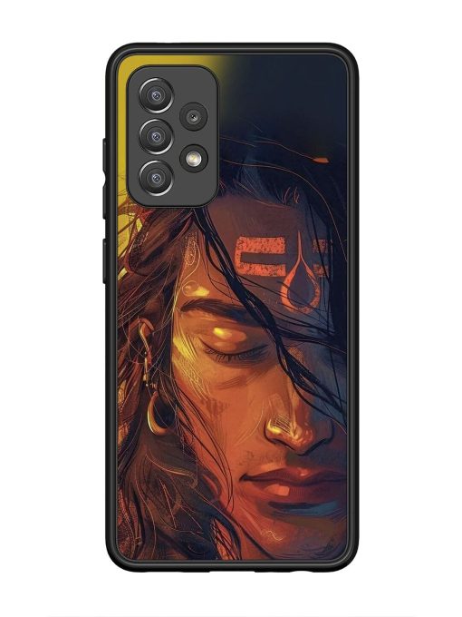 Tranquil Shiva Glossy Soft Edge Case for Samsung Galaxy A52 (5G) Chachhi